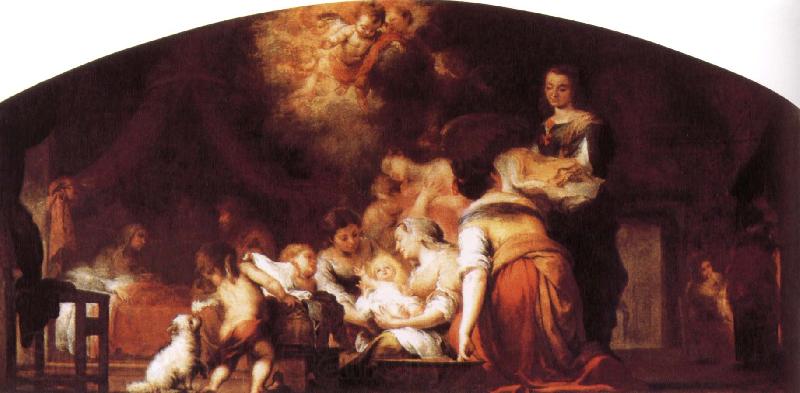 Bartolome Esteban Murillo Birth of the Virgin Maliyade France oil painting art